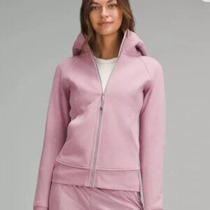 NWT LULULEMON ROSE BLUSH Scuba full zip hoodie 12 jacket RARE